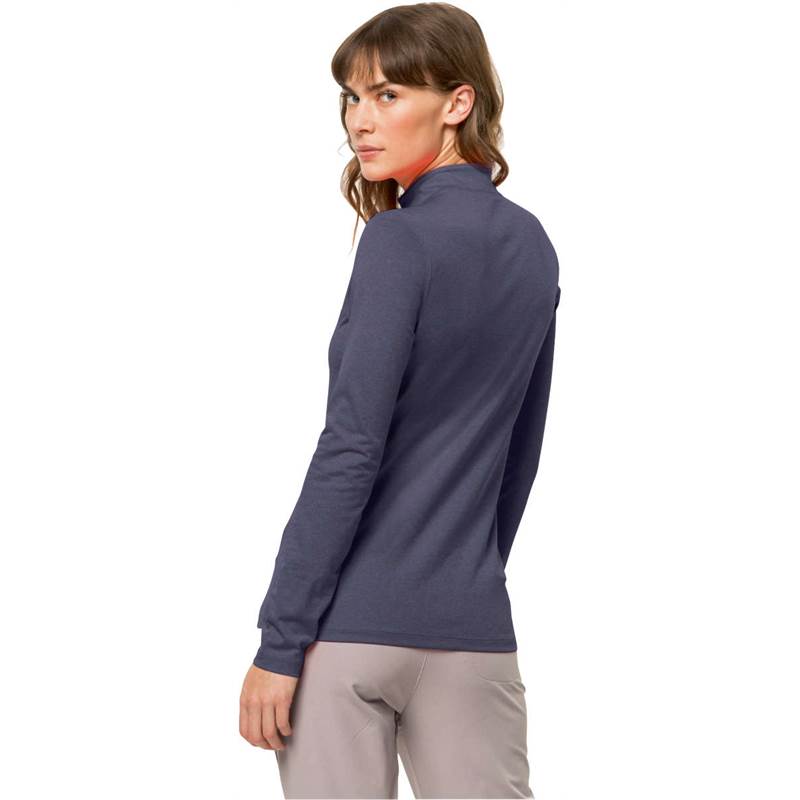 Jack Wolfskin Womens Sky Thermal Half-Zip Baselayer-2